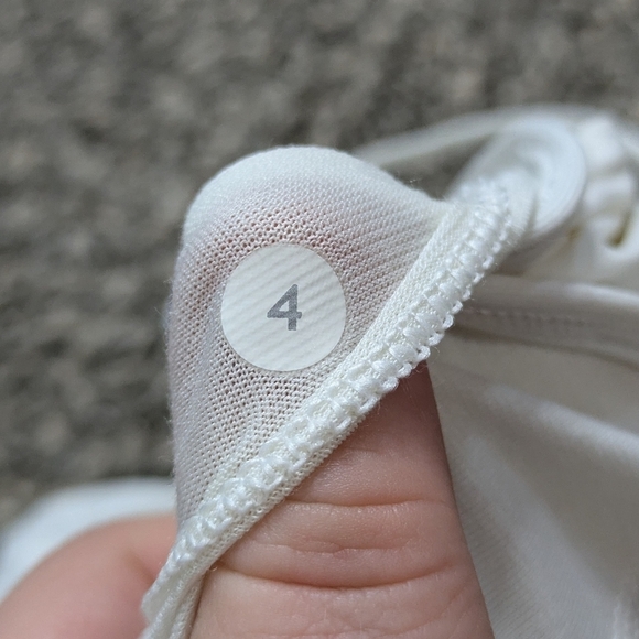 Lululemon White Strappy Breathable Exercise Workout Tank 4 - Picture 7 of 8